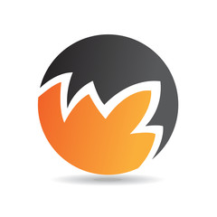 Colorful Abstract Round Icon