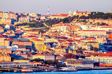 Lisboa visto do Cristo Rei Almada 