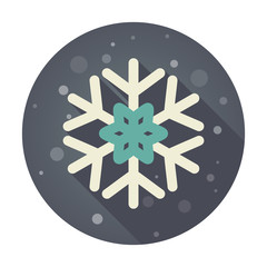 Snowflake flat icon