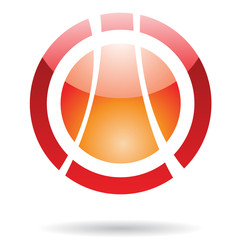 Colorful Planet Orbit Abstract Icon