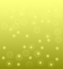 Golden background with blurred circles