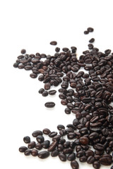 Coffee beans isolate on white background