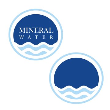 mineral water badge