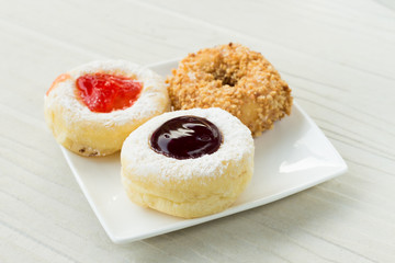 fresh baked donuts
