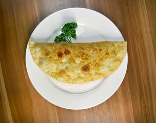 Cheburek  with cheese