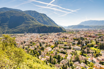 View over Bolzano - obrazy, fototapety, plakaty