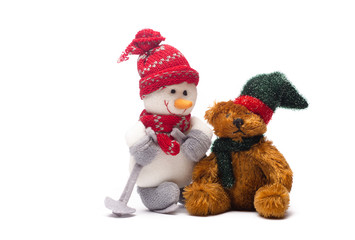 New year snowman decorations 