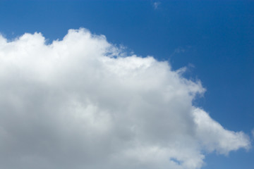 beautiful clouds against blue sky
