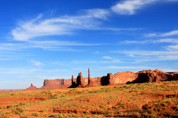 View of Monument Valley in Utah,  United States Of America