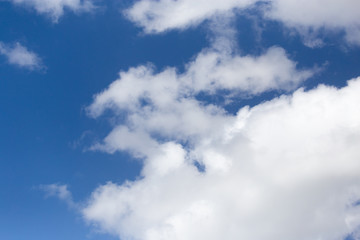 Fototapeta premium beautiful clouds on a blue sky