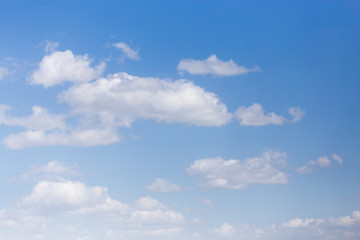 Fototapeta premium beautiful clouds on a blue sky