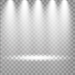 Vector spotlight. Light effect