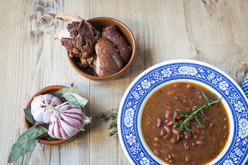 Traditional Spanish stew of beans