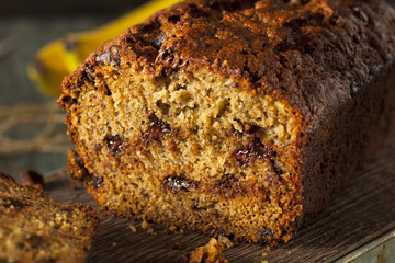 Homemade Chocolate Chip Banana Bread