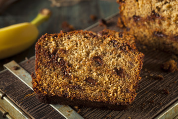 Homemade Chocolate Chip Banana Bread