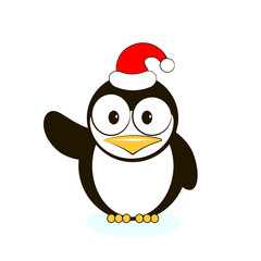 Vector of cute penguin