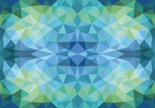 low poly seamless vector pattern