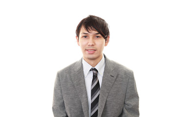 笑顔のビジネスマン