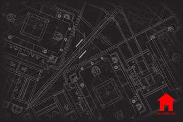 Vector architect background