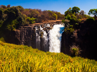 Majestic view of Victoria Falls