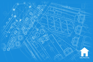 Vector architect background
