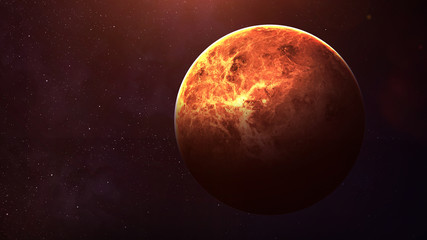 Venus - High resolution best quality solar system planet. All the planets available. This image elements furnished by NASA