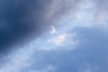 clouds in the sky as the background