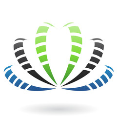 Round Crest Abstract Icon