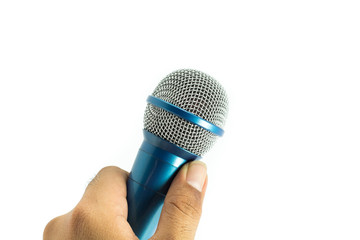 microphone isolated on white