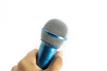 microphone isolated on white
