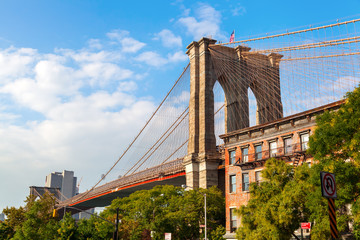 Obraz premium Brooklyn Bridge w Nowym Jorku