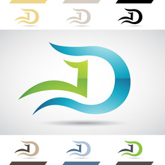 Logo Shapes and Icons of Letter D