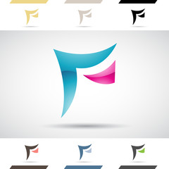 Logo Shapes and Icons of Letter F