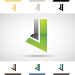 Logo Shapes and Icons of Letter J