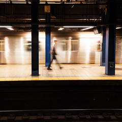 U-Bahn-Station in Manhattan, NYC