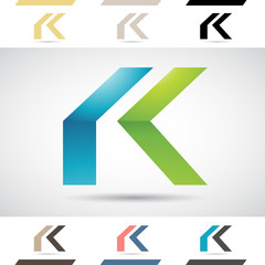 Logo Shapes and Icons of Letter K