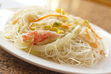 Chinese Seafood Chow Mein