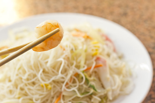Chinese Seafood Chow Mein