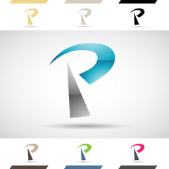 Logo Shapes and Icons of Letter P