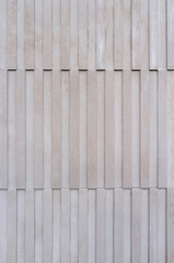 Modern clean stone facade