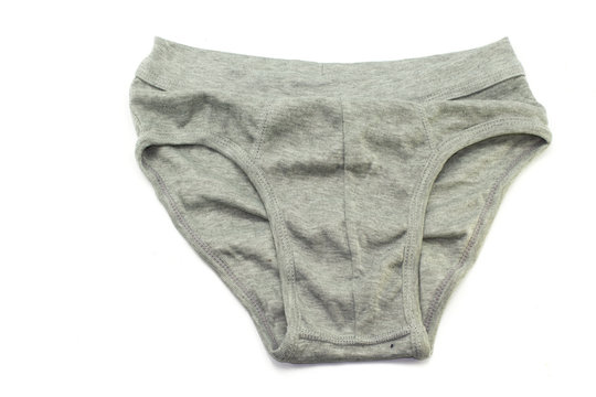 Male underwear isolated on the white background
