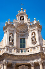 Fototapeta na wymiar Catania cathedral detail