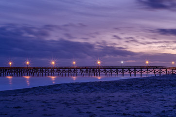 Fototapeta premium Pier at dusk