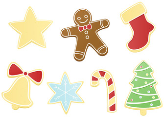 Collection of Christmas cookies