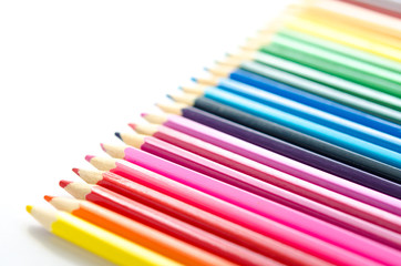 Abstract background from color pencils