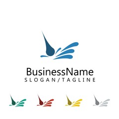 abstract art logo icon vector