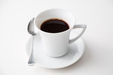 Cup of coffee isolated on white background