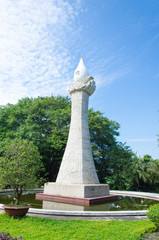 Obraz premium The statue at Ben Duoc temple at Cu Chi, Ho Chi Minh, Vietnam