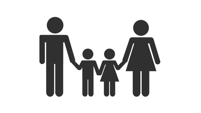 Family icon design, Video Animation 