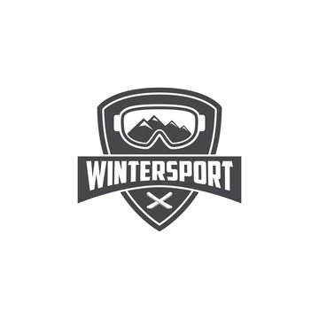 Winter Sport Logo Template